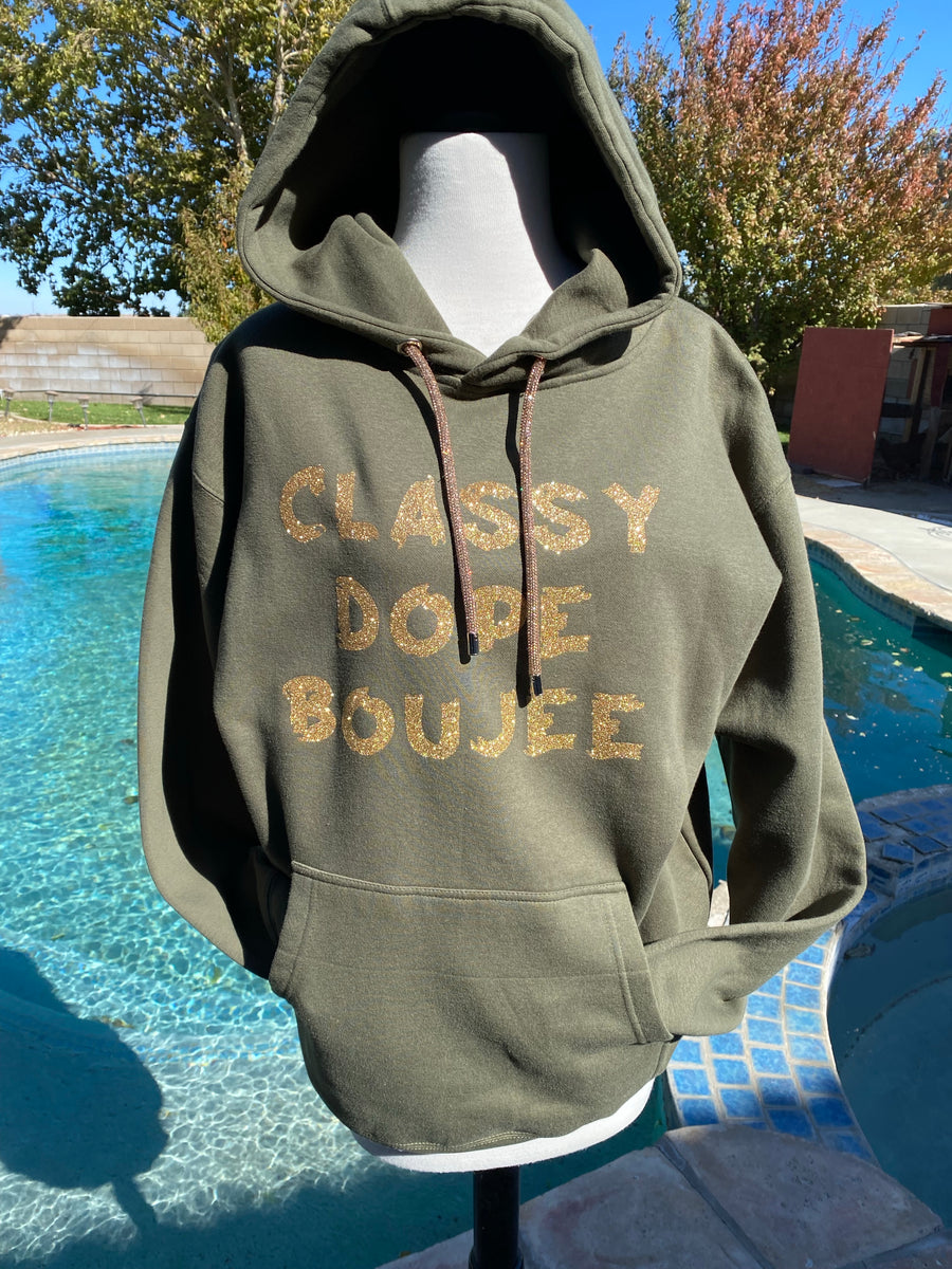 Hoodie with Bling Pull String – DLoveClothing LLC