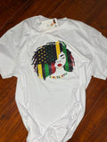 Juneteenth Flag Girl Tee Shirt