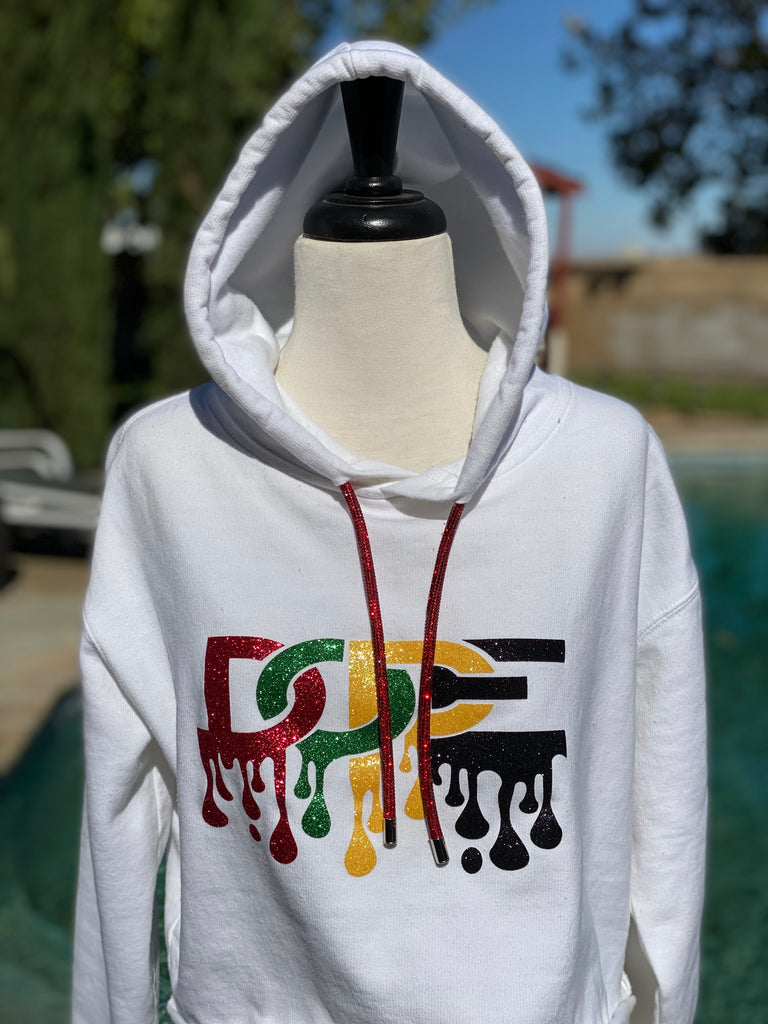 Hoodie with Bling Pull String – DLoveClothing LLC