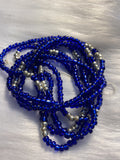 Deep sea blue with a hint of silver